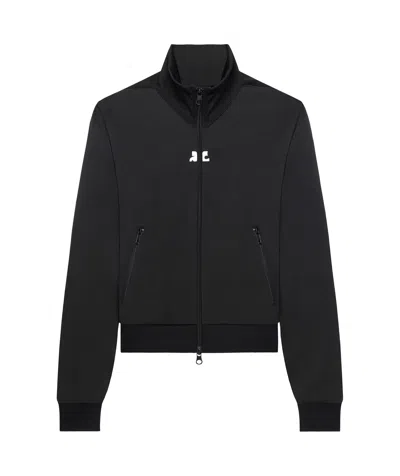 COURRÈGES COURRÈGES INTERLOCK TRACKSUIT HIGH NECK JACKET