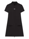 Courrèges Courregès Black Polyester Dress In Black