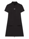 Courrèges Courregès Black Polyester Dress In Black