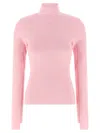 Courrèges Courreges Women Interlock Viscose Sweater In Pink