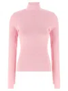 Courrèges Courreges Women Interlock Viscose Sweater In Pink