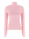 Courrèges Courreges Women Interlock Viscose Sweater In Pink