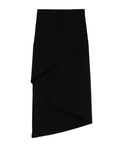 Courrèges Irregular Skirt In Black