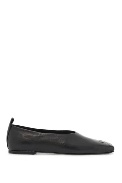 Courrèges Courreges Ist Leather Ballet Flats Women In Black
