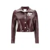 Courrèges Reedition Patent Logo Jacket In Brown