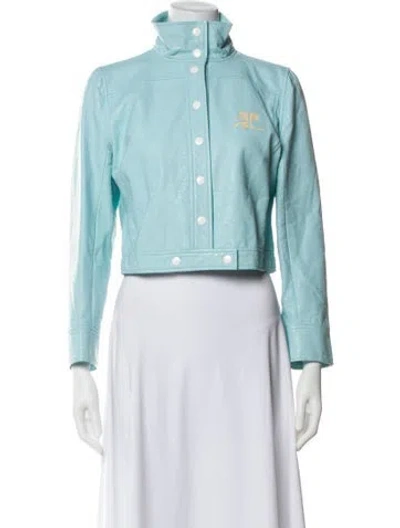 Pre-owned Courrèges Jacket In Blue
