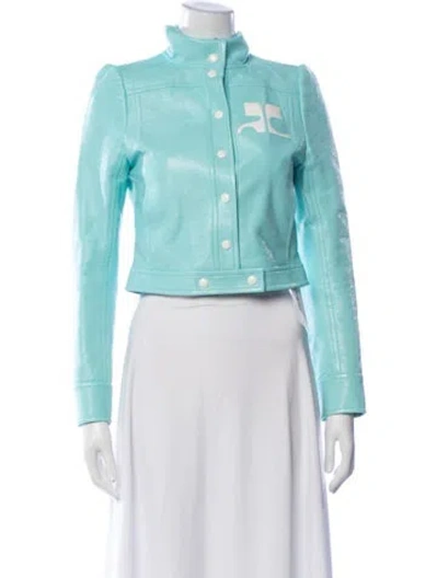Pre-owned Courrèges Jacket In Blue