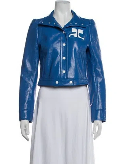 Pre-owned Courrèges Jacket In Blue