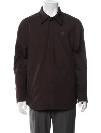 Pre-owned Courrèges Jacket In Brown