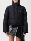 Courrèges Courregès Down Jacket With Logo In Black