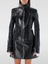 Courrèges Courreges 'motorcycle Vinyl' Jacket In Schwarz