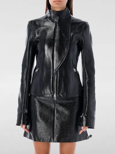 COURRÈGES JACKET COURRÈGES WOMAN COLOR BLACK,G04597002