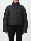 Shop Courrèges Jacket  Woman Color Black In Schwarz