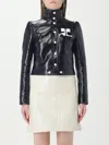 Courrèges Jacket  Woman Color Blue 1 In Black