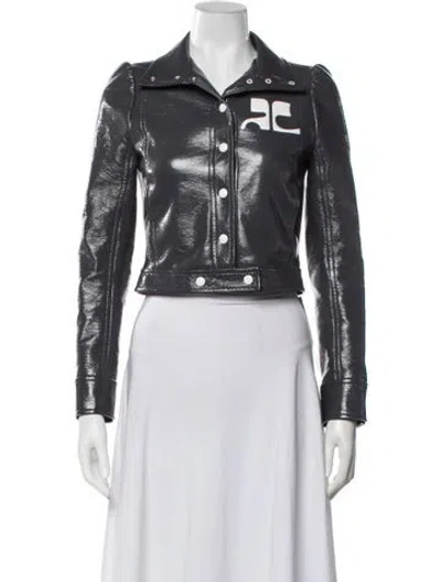 Pre-owned Courrèges Jacket In Grey