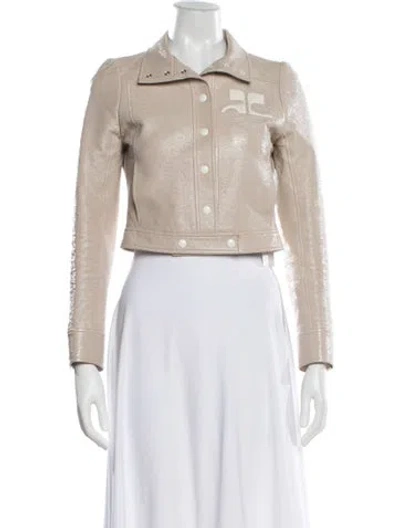 Pre-owned Courrèges Jacket In Neutral