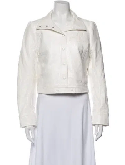 Pre-owned Courrèges Jacket In Neutrals