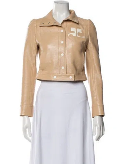 Pre-owned Courrèges Jacket In Neutrals