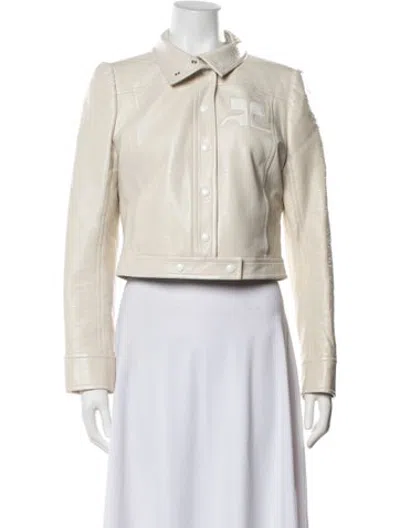 Pre-owned Courrèges Jacket In Neutrals