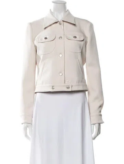 Pre-owned Courrèges Jacket In Neutrals