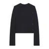 Courrèges Buttoned Tailored Jacket In Black