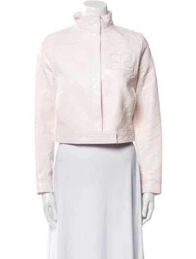 Pre-owned Courrèges Jacket In Pink