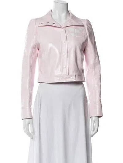 Pre-owned Courrèges Jacket In Pink