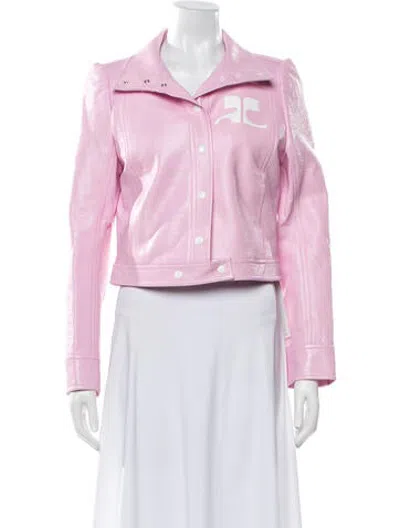 Pre-owned Courrèges Jacket In Pink