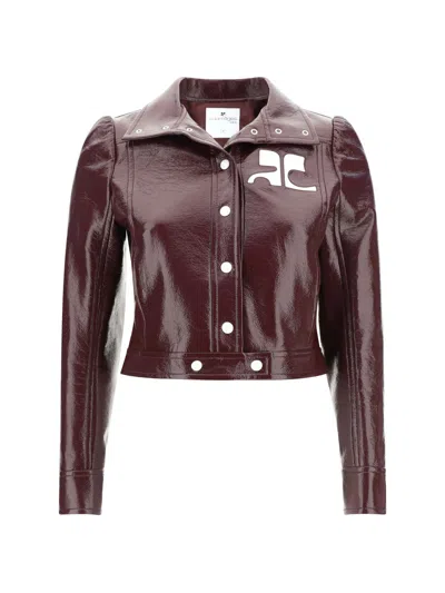 Courrèges Jacket In Brown