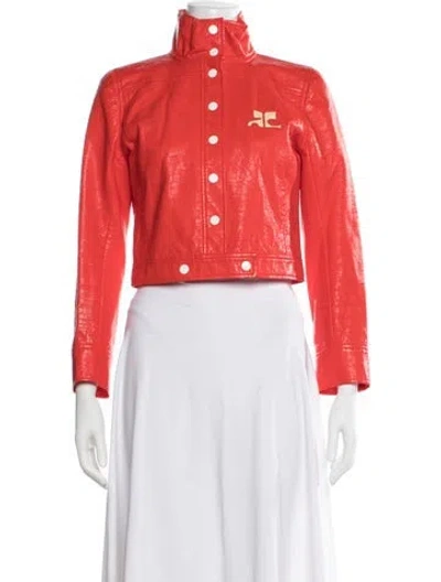 Pre-owned Courrèges Jacket In Red
