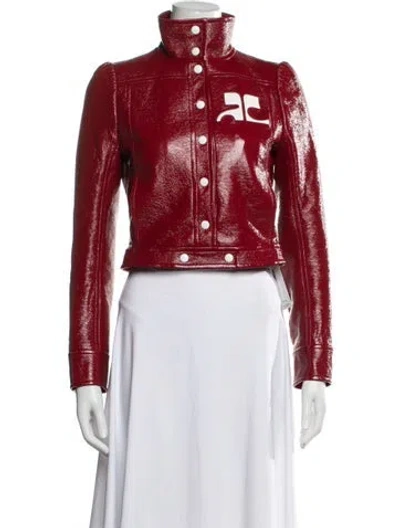Pre-owned Courrèges Jacket In Red