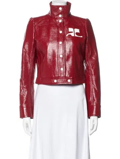 Pre-owned Courrèges Jacket In Red