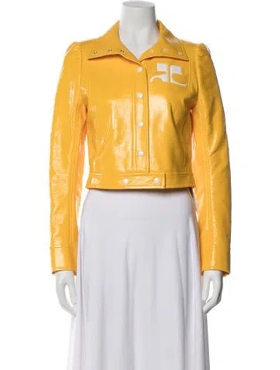 Pre-owned Courrèges Jacket W/ Tags In Yellow