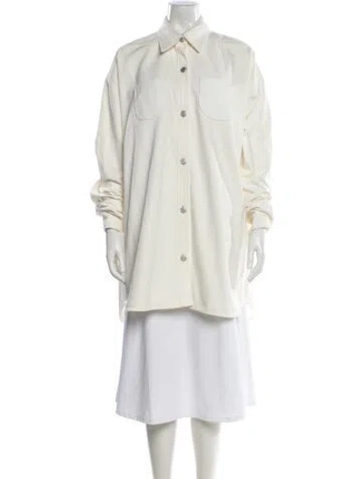 Pre-owned Courrèges Jacket In White