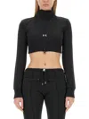 Courrèges Courreges Woman Sweatshirt Woman Black Sweatshirts