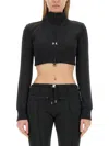 Courrèges Courreges Woman Sweatshirt Woman Black Sweatshirts