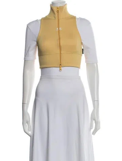 Pre-owned Courrèges Jacket In Yellow