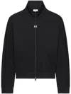 Courrèges Zip-up Ac-logo Track Jacket In Black
