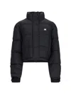 Courrèges Courreges Women Down Jacket With Logo In Black