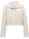 Courrèges Logo-detail Jacket In Gray