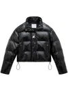 Courrèges Courreges Women Down Jacket With Logo In Black