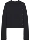 Courrèges Buttoned Tailored Jacket In Black