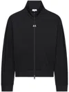 Courrèges Zip-up Ac-logo Track Jacket In Black