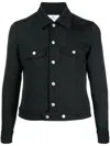 Courrèges Long-sleeved Casual Jacket In Blue