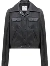 Courrèges Long-sleeve Biker Jacket In Black