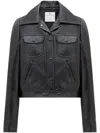 Courrèges Long-sleeve Biker Jacket In Black