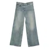 Courrèges Denim Wide-leg Jeans In Blue