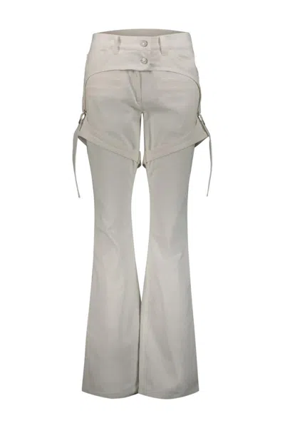COURRÈGES COURRÈGES RACER COTTON PANTS CLOTHING