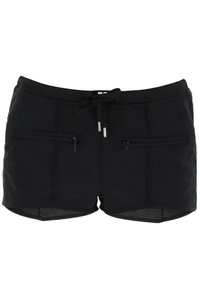 COURRÈGES COURREGES "JERSEY INTERLOCK MINI SHORTS