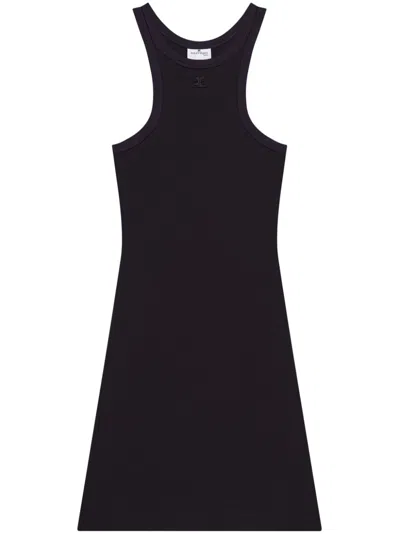 Courrèges Courreges Women Short Scuba Dress In Black